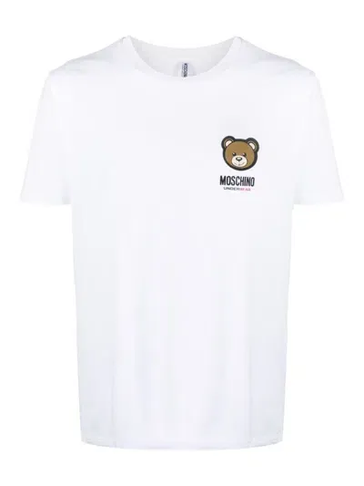 Moschino T-shirts And Polos In White