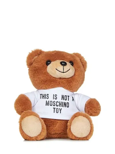 Moschino Teddy Bear Handbag In Brown