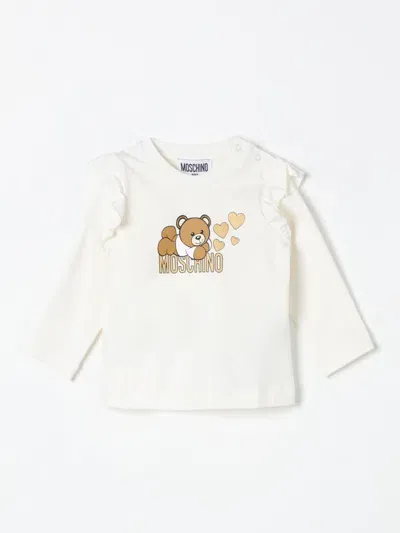 Moschino Babies' Top  Kids Color White In Weiss