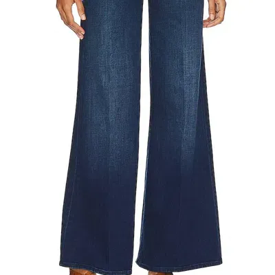 Mother The Tomcat Roller High Rise Wide Leg Jeans In Off Limits