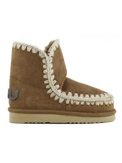 Mou Eskimo 18 Ankle Boots In Brown