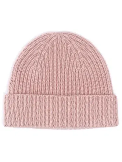 Mouleta Ribbed-knit Beanie In Pink