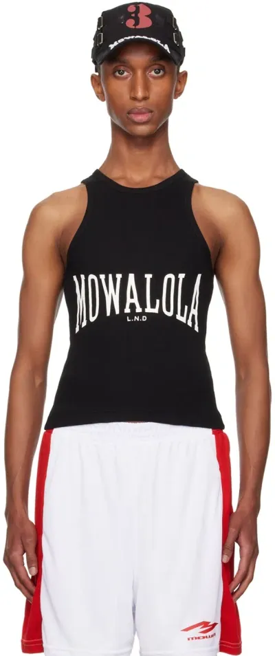 Mowalola Black Sweat Tank Top