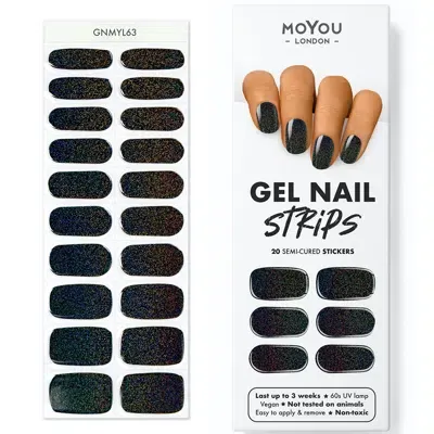 Moyou London Moyou Gel Nail Strip - Magic Cocoa In White