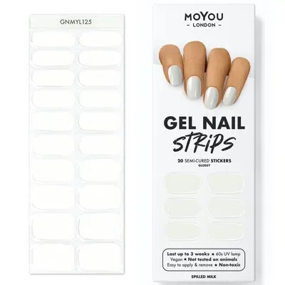 Moyou London Moyou Gel Nail Strip - Spilled Milk