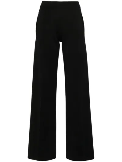 Mrz Knitted Trousers In Black