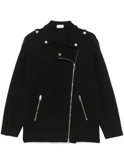 Mrz Virgin Wool Jacket In Black