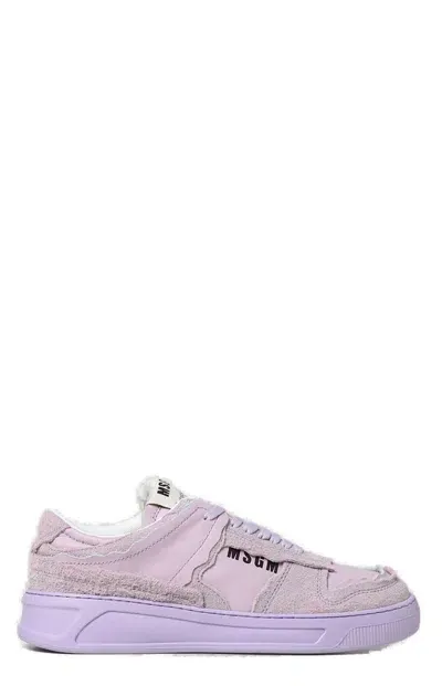 Msgm Sneakers  Men Color Lilac