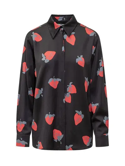 Msgm Shirt In Schwarz