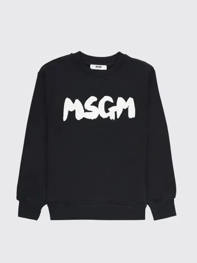 Msgm Sweater  Kids Color Black In Schwarz