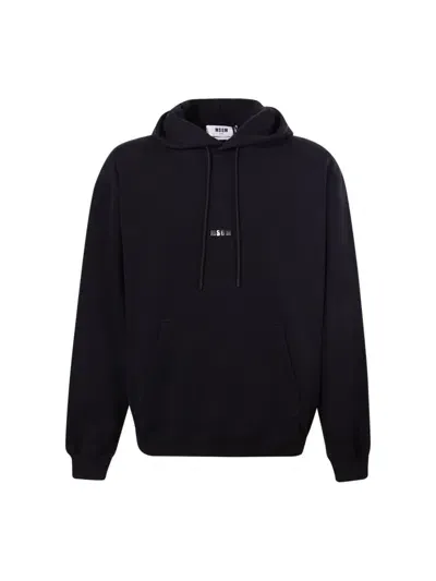 Msgm Sweatshirt In Black