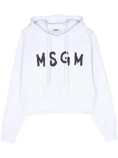 Msgm Sweatshirt  Woman Color White