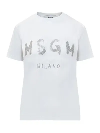 Msgm T-shirt In White