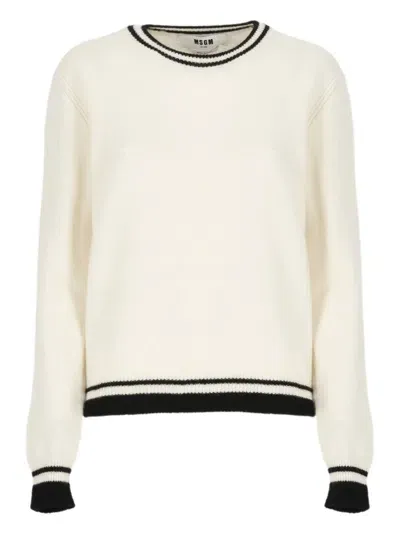 Msgm Sweaters White