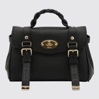 Mulberry Black Leather Alexa Satchel