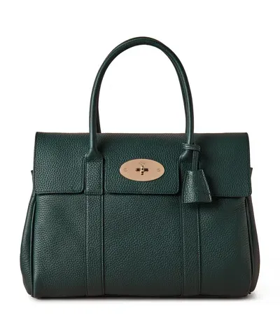 Mulberry Leather Bayswater Shoulder Bag In Green