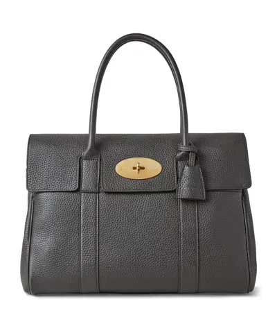 Mulberry Leather Bayswater Top-handle Bag In Black