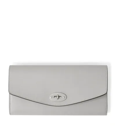 Mulberry Darley Wallet In Pale Grey