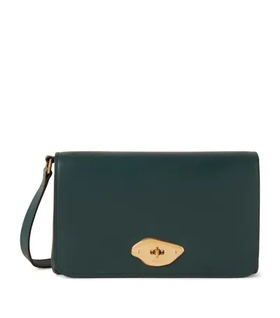 Mulberry Leather Lana Chain Wallet In Green