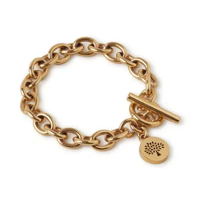 Mulberry Lily Chain Bracelet In Gold