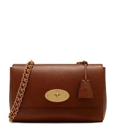 Mulberry Medium Leather Lily Shoulder Bag In Brown