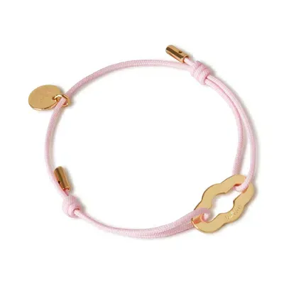 Mulberry Pimlico Cord Bracelet In Pink