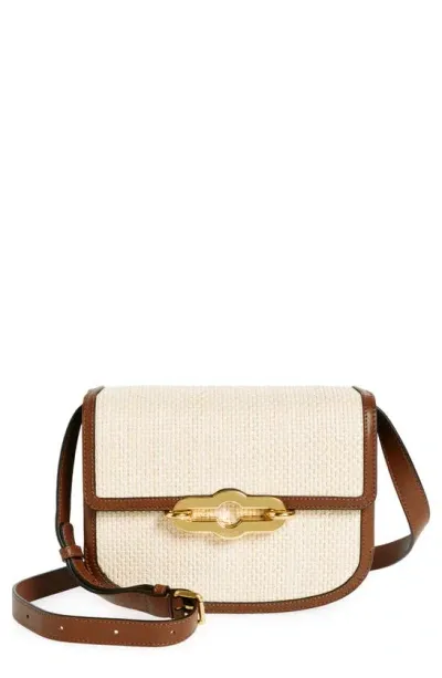 Mulberry Pimlico Raffia Satchel In Ecru-bright Oak