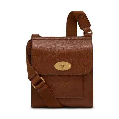 Mulberry Small Antony Leather Crossbody Bag In Oak