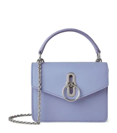 Mulberry Small Amberley Leather Crossbody Bag In Lilac Haze