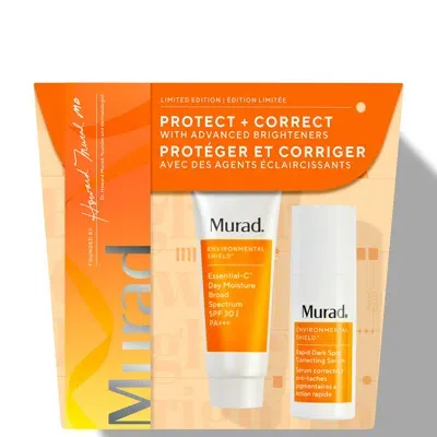 Murad Protect + Correct With Advanced Brighteners Set (worth £65) In White