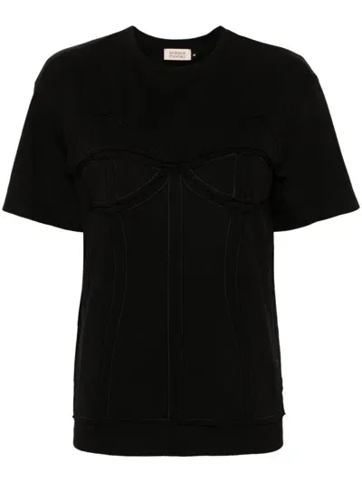 Murmur Deconstructed T-shirt In Black