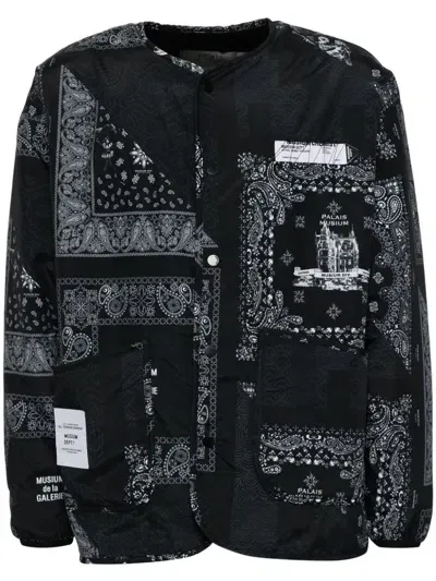 Musium Div. Logo-patch Jacket In Black