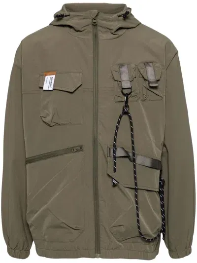 Musium Div. Multi-pockets Jacket In Green