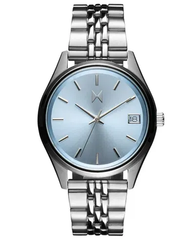 Mvmt Women's Rise Boyfriend Silver Stainless Steel Watch 36mm