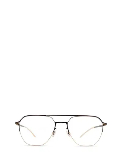 Mykita Eyeglasses In Gold/jet Black