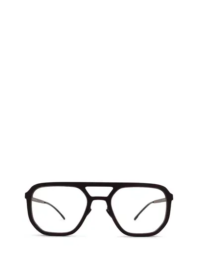 Mykita Eyeglasses In Mh6-pitch Black/black