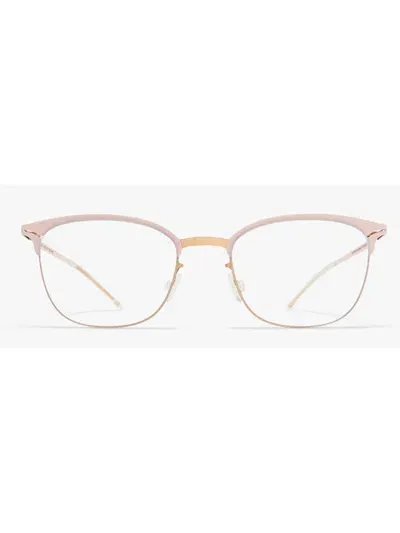 Mykita Hollis Eyewear In Champagne Gold/aurore