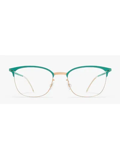 Mykita Hollis Eyewear In Champagne Gold/jade