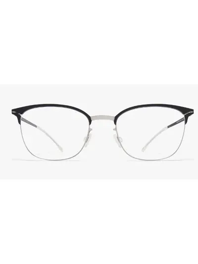 Mykita Hollis Eyewear In Silver/black Clear