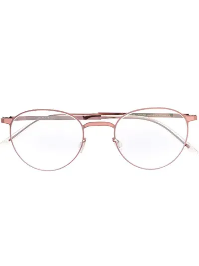 Mykita Jul Eyewear In Purple Bronze/pink