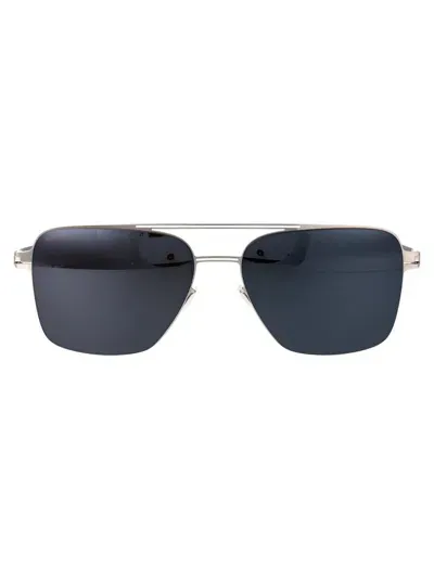 Mykita Sunglasses In 459 Silver/white Polprohiconbrownsl/f