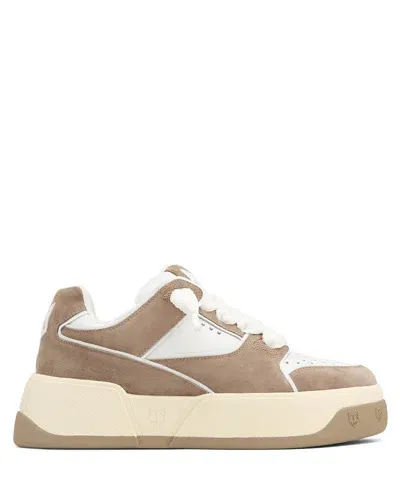 Naked Wolfe Man Kash Suede Taupe In Brown