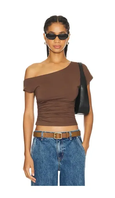 Nakedvice The Katia Top In Chocolate Brown