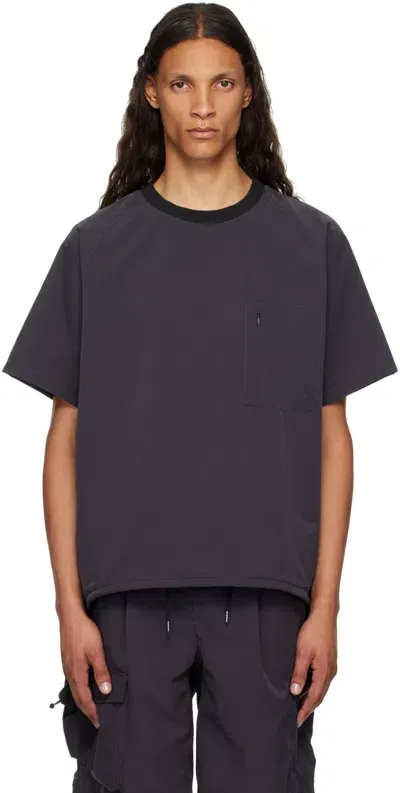 Nanga Black Dot Air Comfy T-shirt In Blk