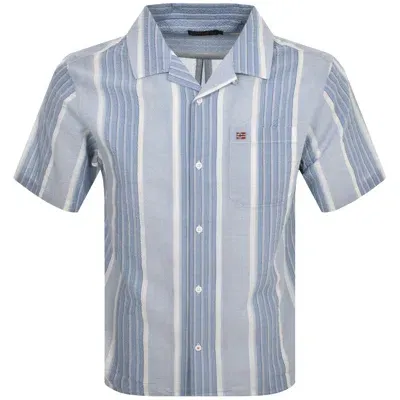 Napapijri G Tulita Short Sleeve Shirt Blue