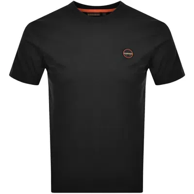 Napapijri Salis Logo T Shirt Black