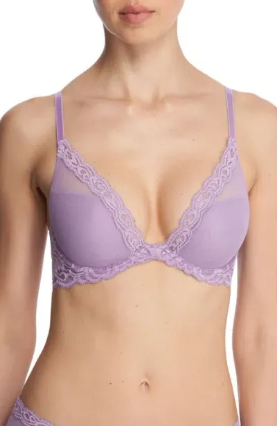 Natori Feathers Plunge T-shirt Bra In Lily Lavendar