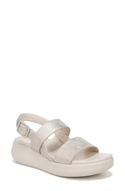 Naturalizer Coast Slingback Platform Sandal In White