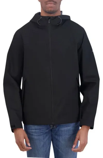 Nautica Lightweight Water Resistant Jacket In Black