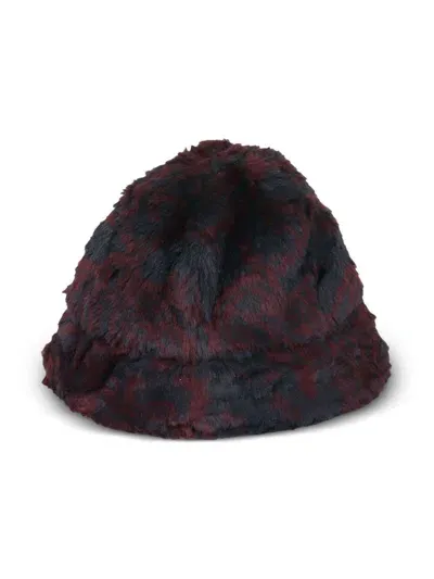 Needles Knitted Hat In Burgundy